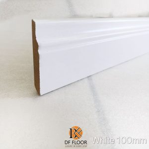 Laminate Skirting 100mm White 2.4m per piece