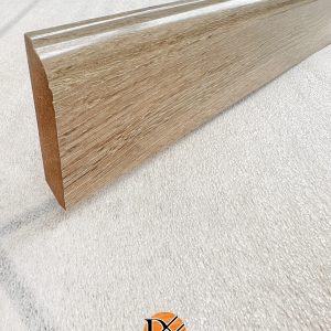 Laminate Skirting 80mm D345 Paula Oak 2.4m per piece